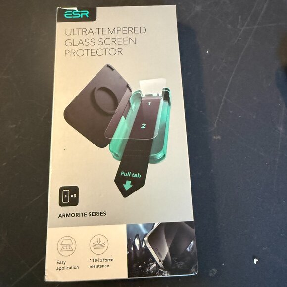 ESR 3 Pack Glass for iPhone 16 Pro Max Screen Protector New! (127) - Picture 1 of 2